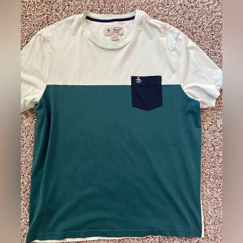 Teal casual tee